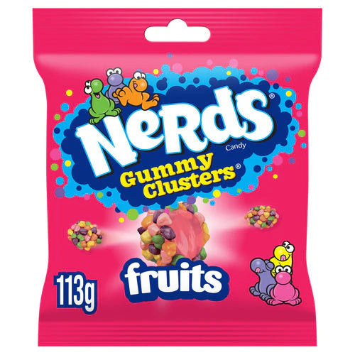 nerds gummy clusters fruit 113gram